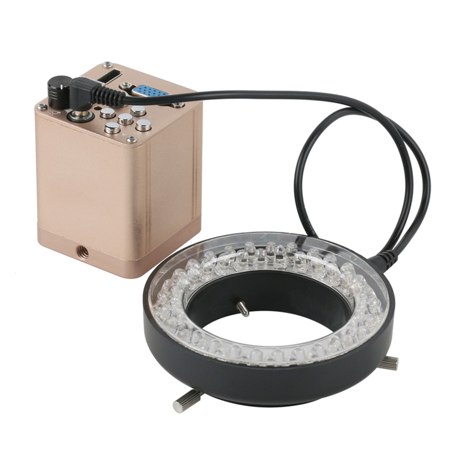 3 In 1 HDMI VGA USB Digital Industrial Video Microscope Camera