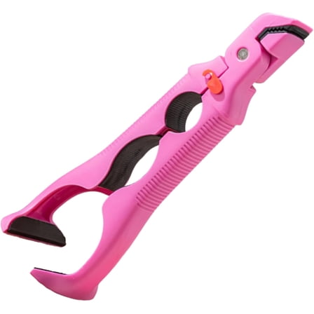 3-In-1 Hot Plate Gripper, Multi-Purpose Anti-Scald Silicone Tool with Secure Lock Opener for Bowls, Plates & Lids, Heat Resistant Kitchen Helper with Built-in Bottle Opener