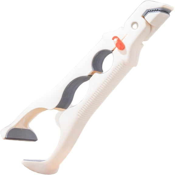 3-In-1 Hot Plate Gripper, Multi-Purpose Anti-Scald Silicone Tool with Secure Lock Opener for Bowls, Plates & Lids, Heat Resistant Kitchen Helper with Built-in Bottle Opener