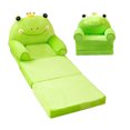 3 In 1 Kids Sofa Couch Fold Out Foldable Princess Toddler Chair Bed