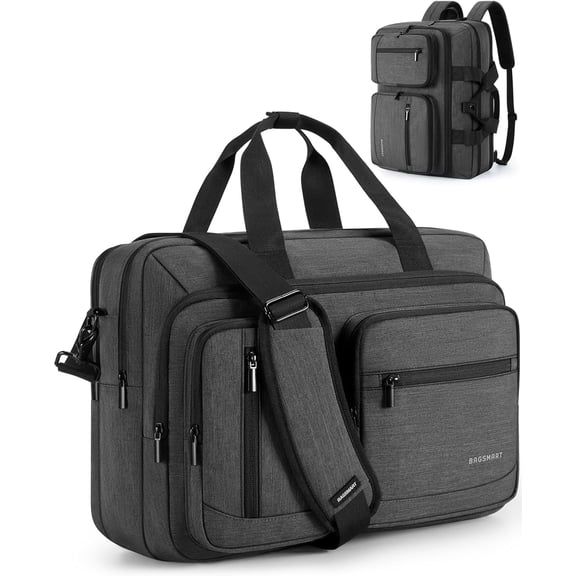 3 In 1 Laptop Bag for Men, Computer Briefcase 17.3 Inch Laptop Water-Repellent Shoulder Bag, Computer Bag Business Travel Office,
