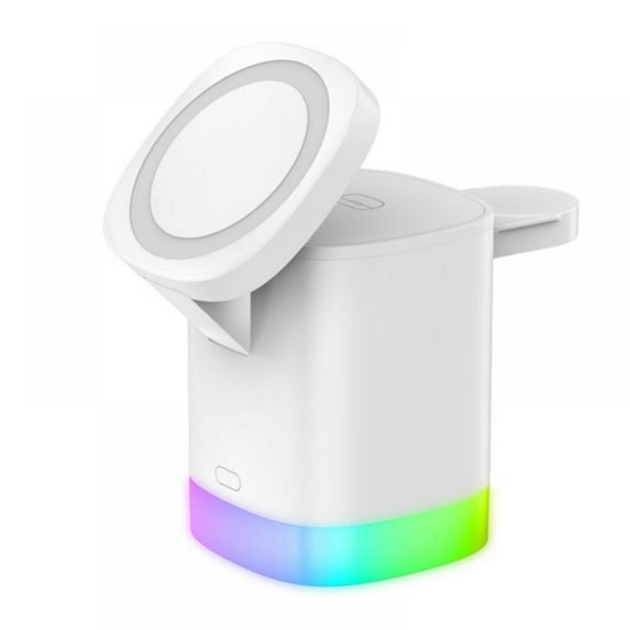 3-In-1 Magnetic Wireless Charge 15W Fast Charge for iPhone 12/13 iWatch Headset