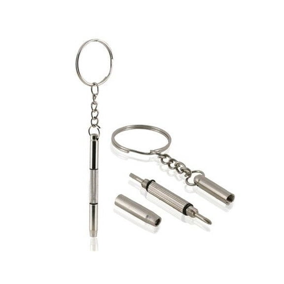 3 In 1 Mini Keychain Screwdriver Eyeglasses Computer Watch Phone Repair Tool - One (1) Piece