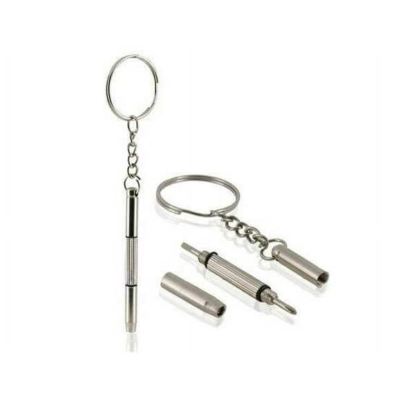 3 In 1 Mini Keychain Screwdriver Eyeglasses Computer Watch Phone Repair Tool - One (1) Piece