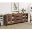 WAMPAT 94.5" Sideboard Cabinet with 7 Drawers and 2 Doors, Modern ...