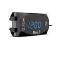 thumbnail image 1 of 3 In 1 Motorcycle Voltmeter Electronic Clock Thermometerfor Led Digital Display Blue, 1 of 5