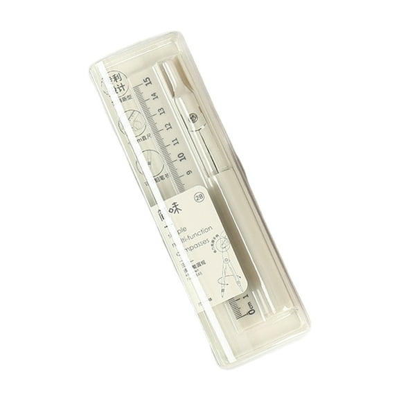 3 In 1 Multifunctional Compass Ruler and Pencil For Students Engineers & Artists