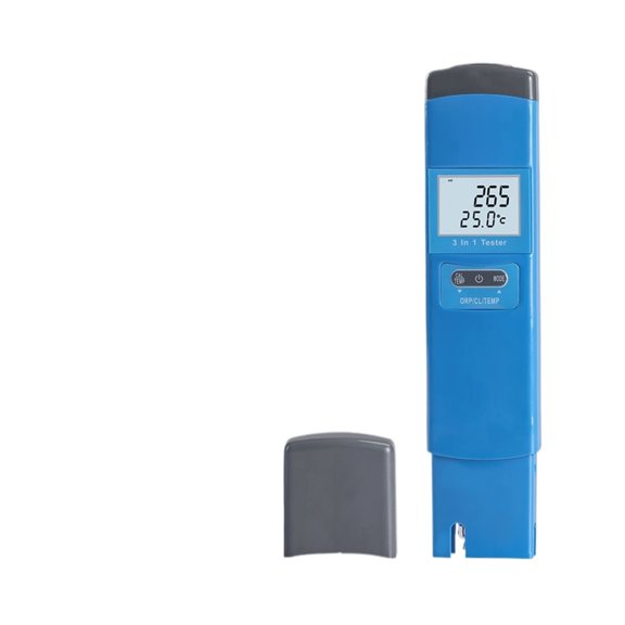 3-In-1 ORP Chlorine TEMP Tester Digital Water Quality Meter High-Precision Swimming Pools CL Monitor ,Easy to Use