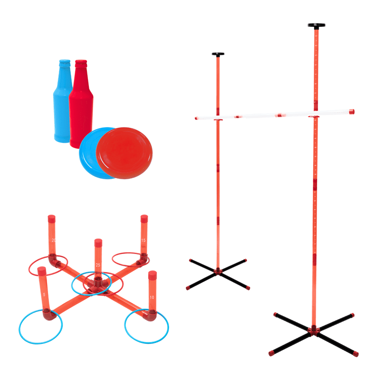 3-In-1 Outdoor Yard Games, Multigame Set for All Ages, 70-Inch