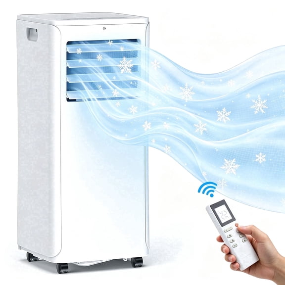 Saridi 3-In-1 Portable Air Conditioner ,12000 BTU Room Portable Ac Units with Remote Control- Covers Up to 500 Sq.Ft