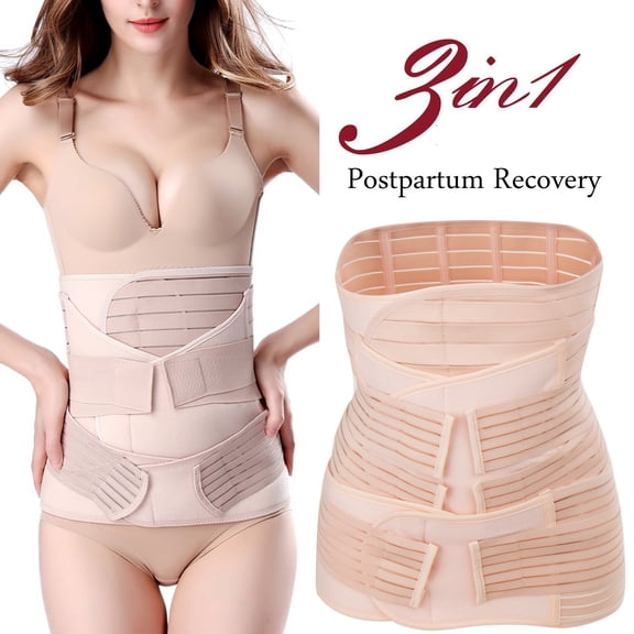 3 In 1 Postpartum Support Recovery Belly/Waist Pelvis Belt Body, Miss Moly Plus Size Postpartum Support Band Belly Wrap Girdle