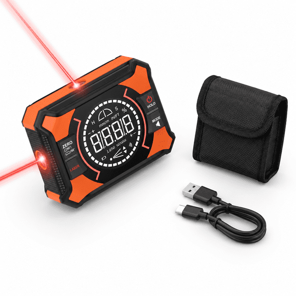 3 In 1 Rechargeable Digital Angle Finder With Vertical Level