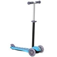 thumbnail image 1 of 3-In-1 Ride on Push Car - Blue Kids Scooter & Walker with Adjustable Handlebar for Ages 2-6, 1 of 7