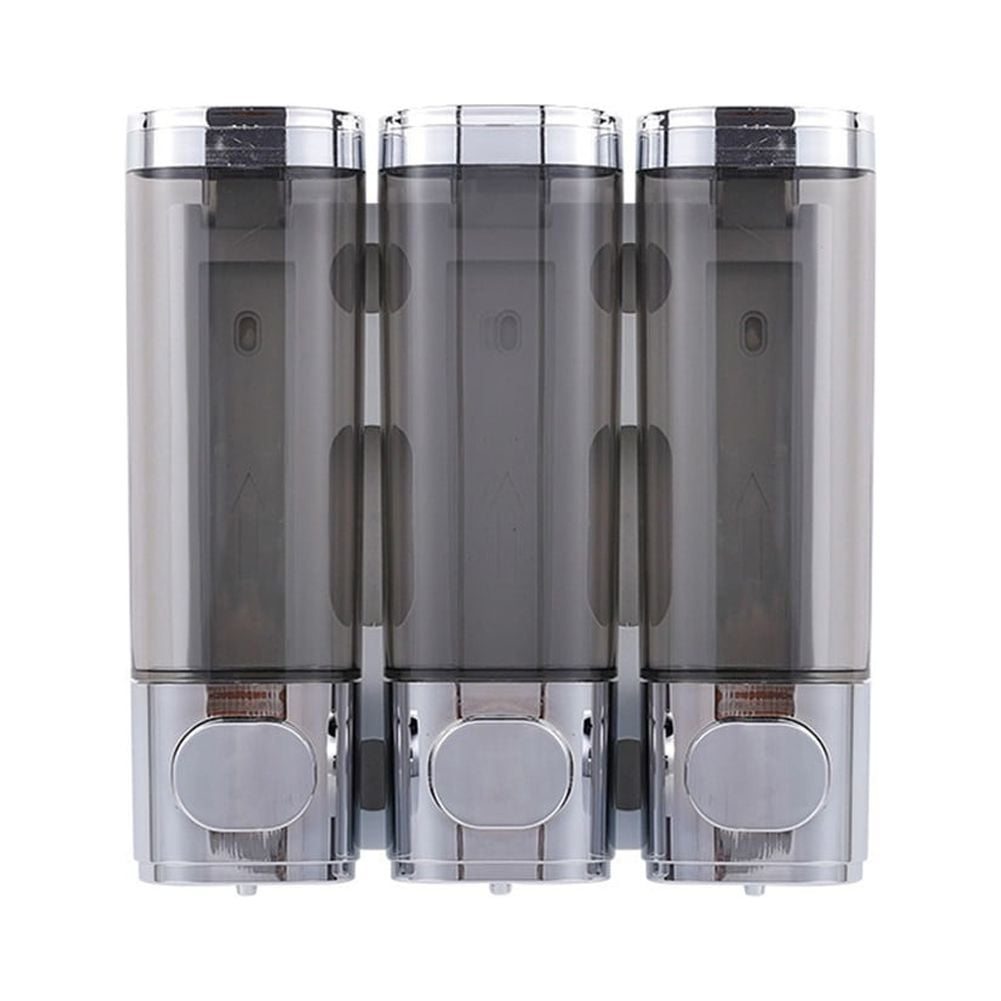 3In1 Room Wall Mounted Bathroom Shower Pump Dispenser And Organizer