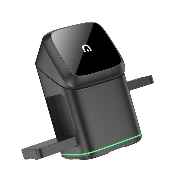 3 In 1 Rotating Metal Wireless Charging 15W Fast Charging For Phone Watch Earbud With Universally Compatibility