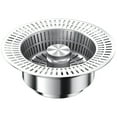 3In1 Stainless Steel Sink Aid, Kitchen Sink Drain Strainer, Sink
