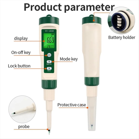 3-In-1 Tds, Ph & Temperature Testing Pen Kit With 3 Calibration Powders, Accurate Digital Water Quality Tester With Lcd Display, Portable Handheld Meter For Drinking Water,