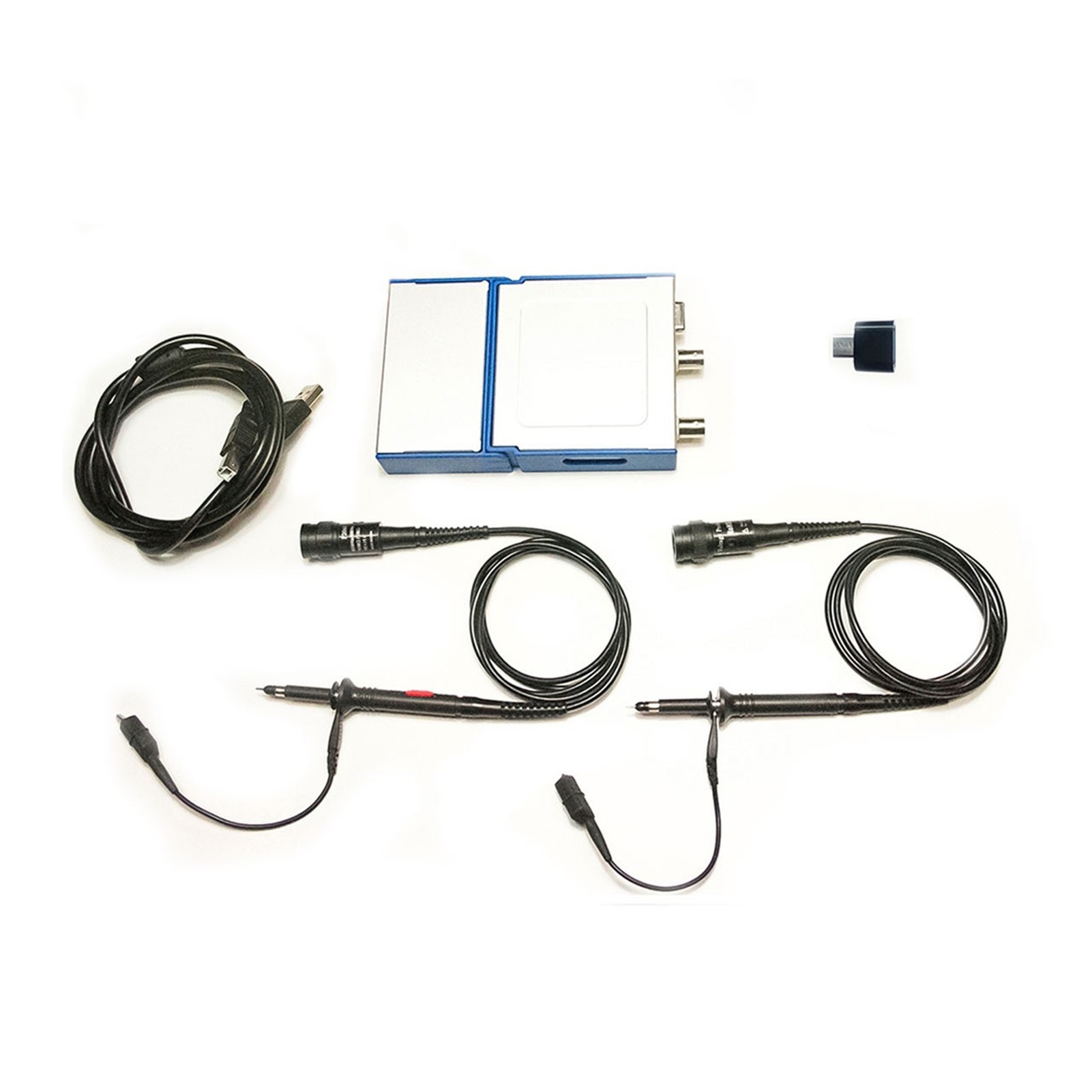 3 In 1 USB PC Virtual Digital Oscilloscope 2CH 20M Bandwidth 50MSa/s + 13MHz Signal Generator + 4CH Logic Analyzer