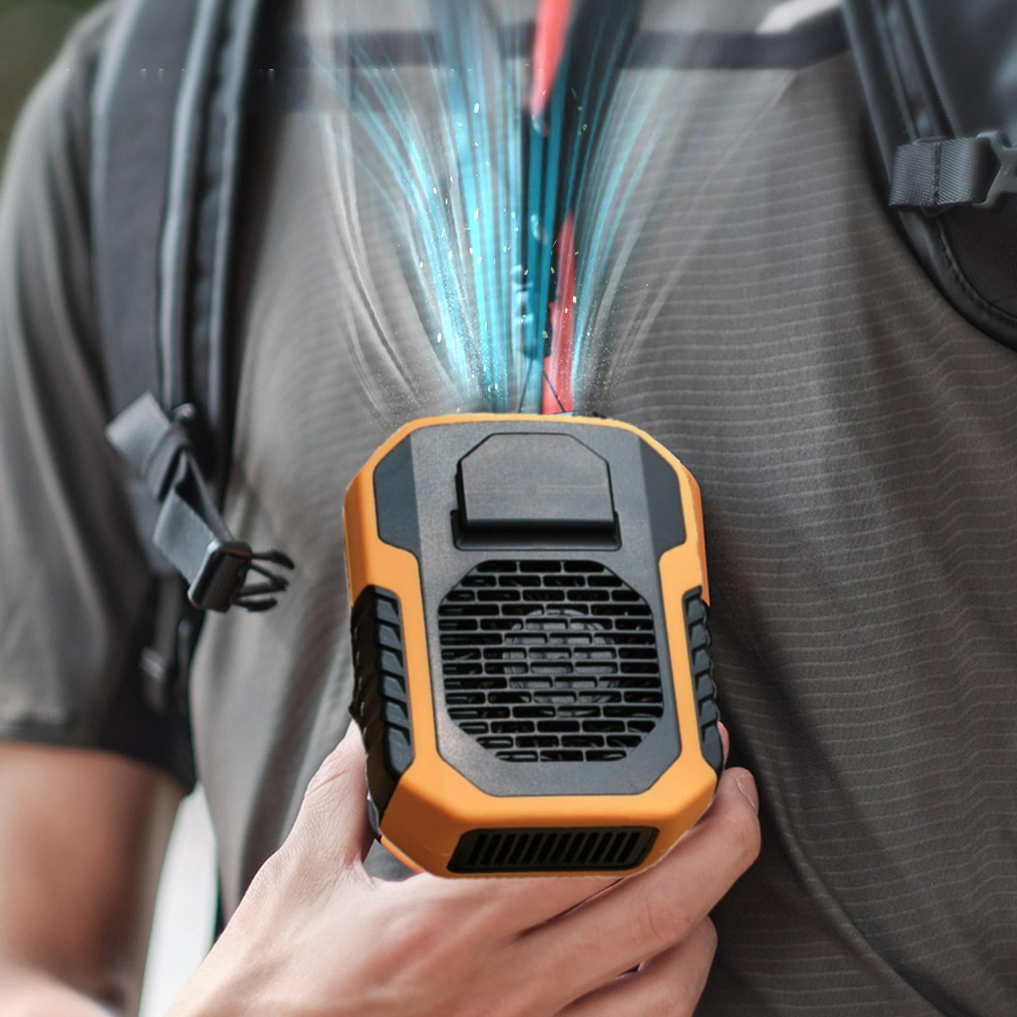 3In1 Waist Fan,Neckfan,6000Mah Power Bank,Rechargeable Camping Fan