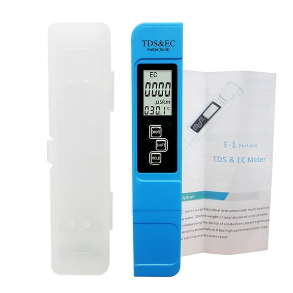 3 In 1 Water Tester TDS EC Meter Temperature Digital LCD Water Testing Pen Purity Filter With 4 Different Modes Water Tester ,Multifunctional