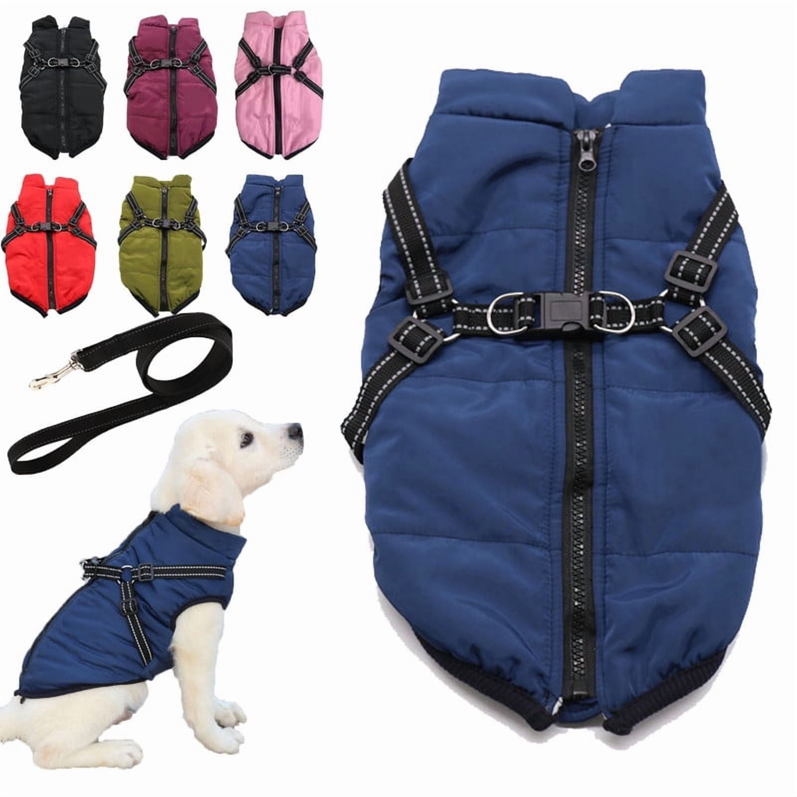 3 In 1 Winter Jacket, Furry King Dog Winter Coat, Winter Coat With ...