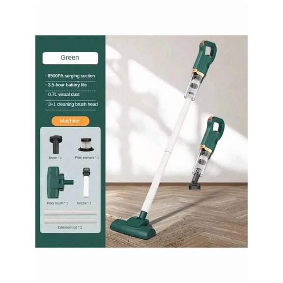 3-In-1 Wireless Handheld Vacuum Cleaner | Fast Charging, Portable, Super Suction, Suitable For Cars, Homes, Pet Hair, Keyboards, Hardwood Floors, And Carpets