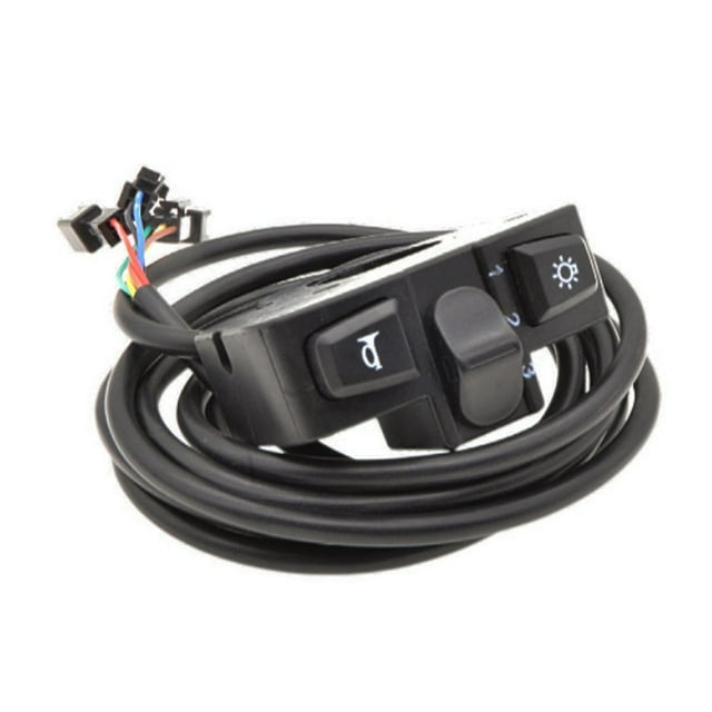 3 In 1 ebike Motorcycle 7/8 Handlebar Horn Turn Signal Head Light Beam