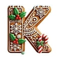 thumbnail image 1 of 3 In 26 Letter Christmas Tree Decoration, Mini Personalized Alphabet Ornament, DIY Hanging Pendant for Xmas Wreath, Holiday Decor, 1 of 4