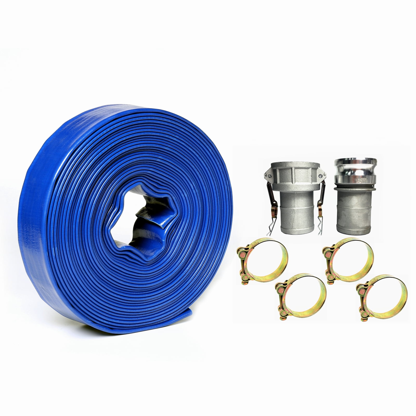 3" In Dia x 300 ft Heavy Duty Flat Lay Sump Pump Discharge and Backwash