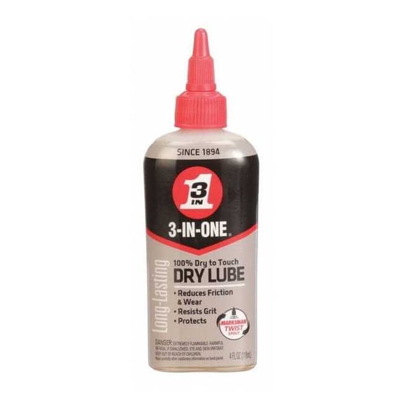 3-in-one 4 fl oz dry lube drip oil
