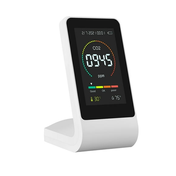 3 In1 CO2 Meter Digital Temperature Humidity Sensor Tester Multifunctional Air Quality Monitor Portable