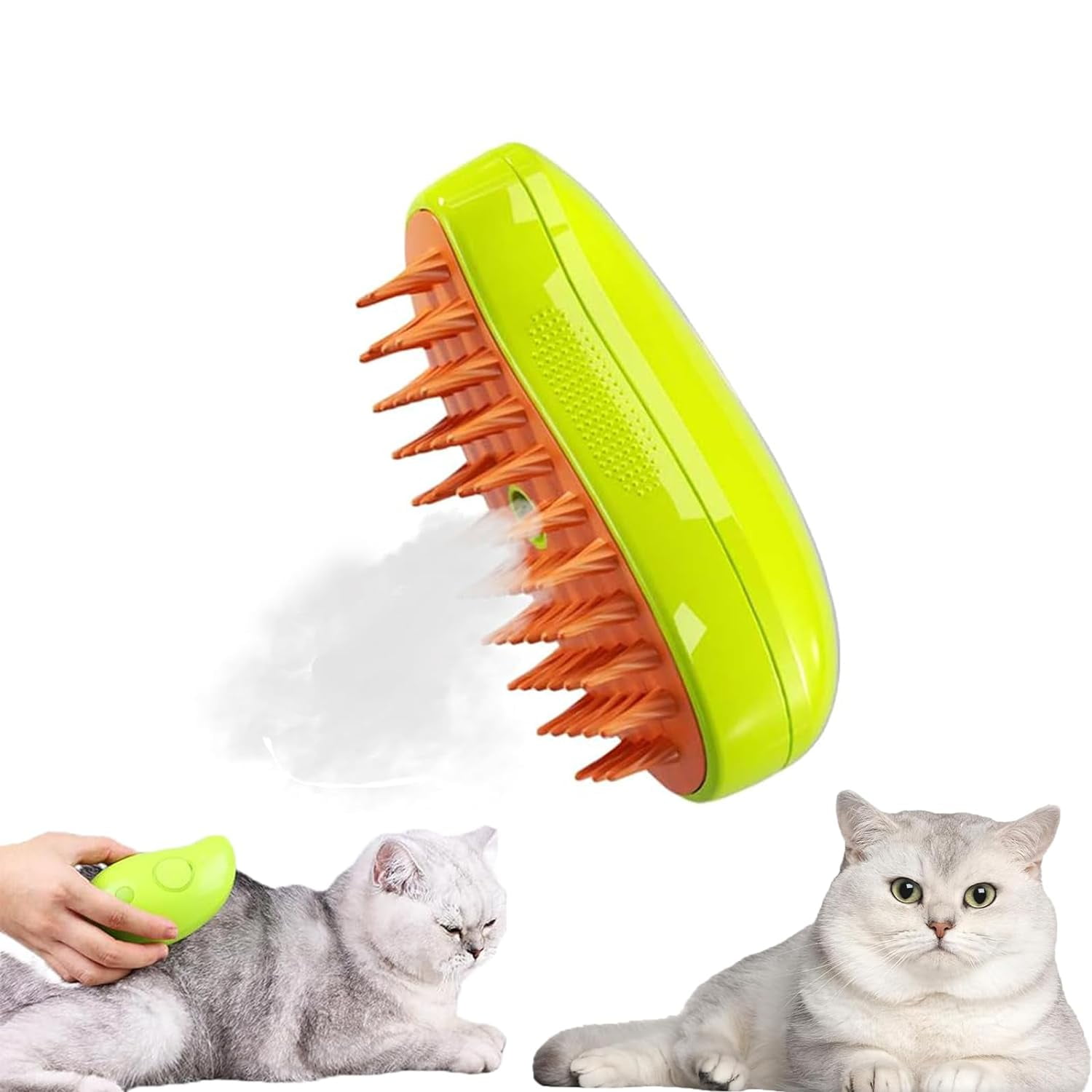 3 In1 Cat Steamy Brush, 2024New Self Cleaning Steam Cat Brush, Cat