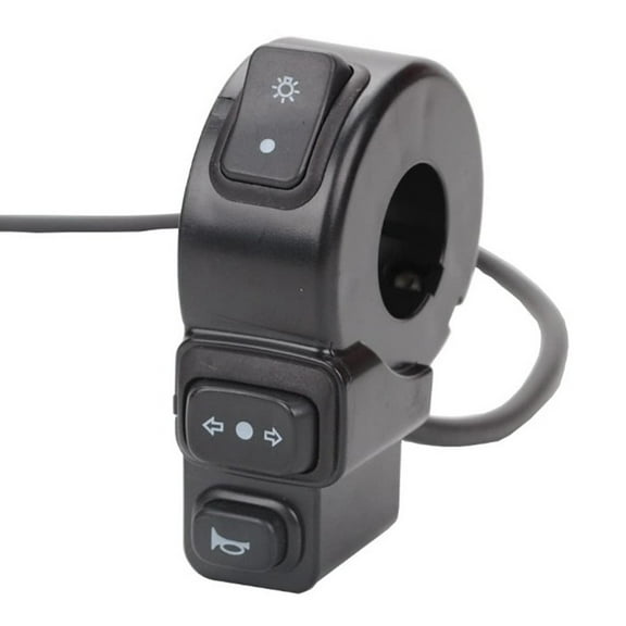 3 In1 Motorcycle Switch ATV Quad Headlights Turn Signal Horn ON/OFF Button