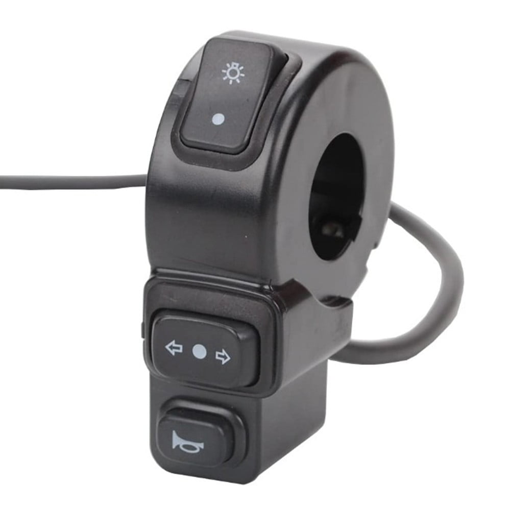 3 In1 Motorcycle Switch ATV Quad Headlights Turn Signal Horn ON/OFF ...