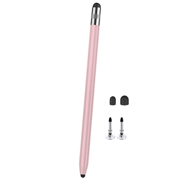 3 In1 Multiple Device Styluses Two Soft Rubber Tip Gentle Screen Protections for Smooth Writing Drawing