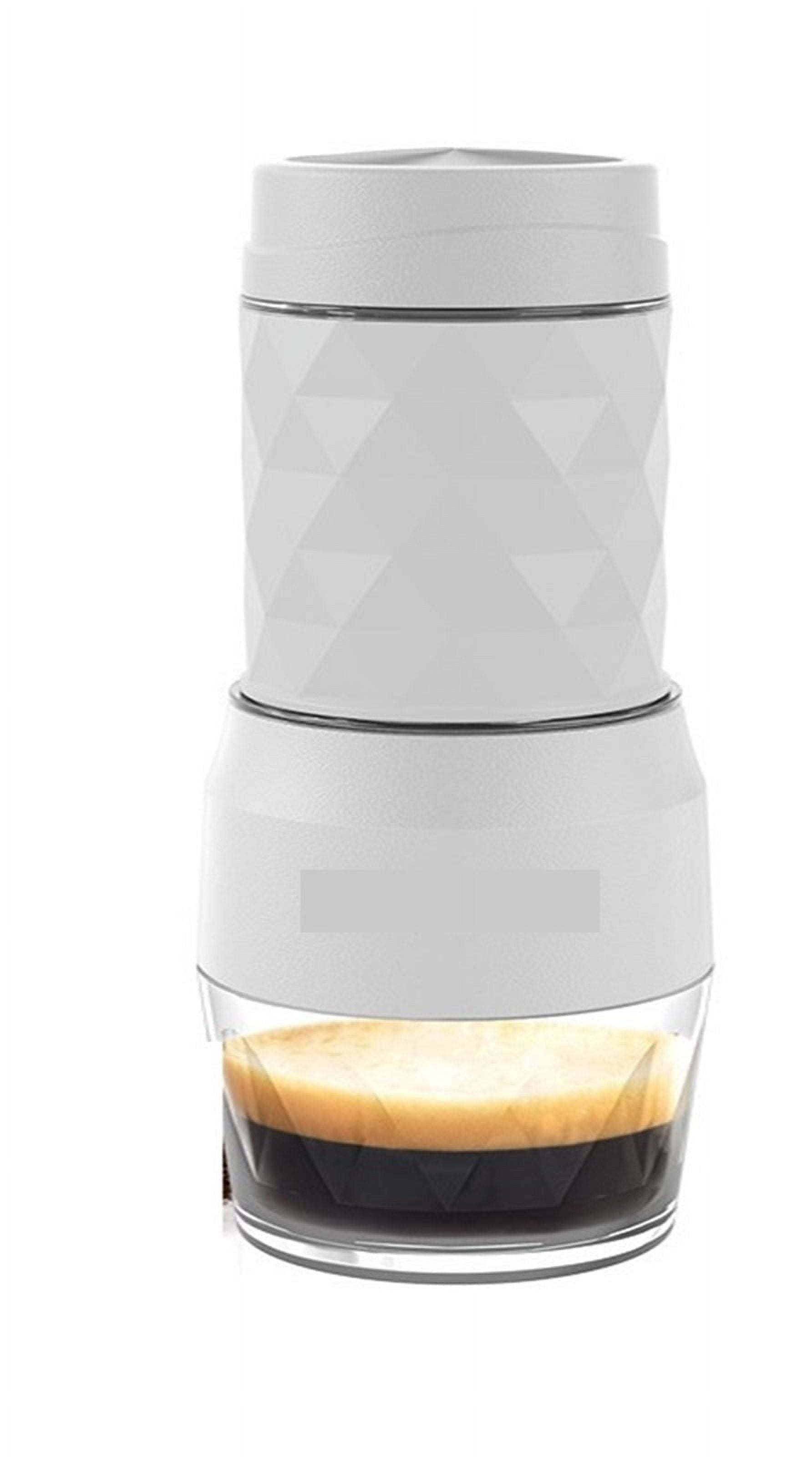 3 In1 Portable Coffee Machine Hot/Cold Water Manual Espresso Maker For Capsule & Ground Hand Press Brewer Home Travel ,Portable