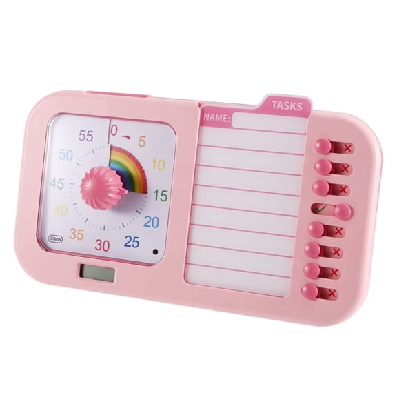 3 In1 Visual ADHD Timer for Kids Adults with Planning Board,Task Timer,Chore Chart Visual Schedule Planner Schedule Tool