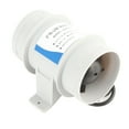 3 Inch 12V Silent Inline Blower Inline Marine Bilge Air Blower for