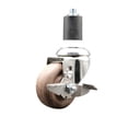 thumbnail image 1 of 3 Inch 316SS High Temp Glass Filled Nylon 1-3/4 Inch Stem Caster with Brake SCC, 1 of 2