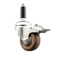 thumbnail image 1 of 3 Inch 316SS High Temp Glass Filled Nylon 3/4 Inch Stem Caster Lock Brake SCC, 1 of 2