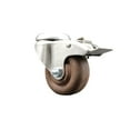 thumbnail image 1 of 3 Inch 316SS High Temp Glass Filled Nylon Bolt Hole Caster with Total Lock Brake, 1 of 2
