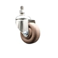 thumbnail image 1 of 3 Inch 316SS High Temp Glass Filled Nylon Swivel 3/8 Inch Threaded Stem Caster, 1 of 2