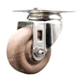 thumbnail image 1 of 3 Inch 316SS High Temp Glass Filled Nylon Wheel Swivel Top Plate Caster SCC, 1 of 2