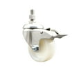 thumbnail image 1 of 3 Inch 316SS Nylon Swivel 12mm Threaded Stem Caster Total Lock Brake SCC, 1 of 2