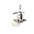 thumbnail image 1 of 3 Inch 316SS Nylon Wheel Swivel 12mm Threaded Stem Caster with Brake SCC, 1 of 2