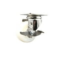 thumbnail image 1 of 3 Inch 316SS Nylon Wheel Swivel Top Plate Caster with Brake Service Caster, 1 of 2