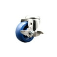 thumbnail image 1 of 3 Inch 316SS Solid Polyurethane Wheel Swivel Bolt Hole Caster with Brake SCC, 1 of 2
