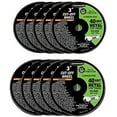 3 Inch 40 Grit Metal Cutoff Wheel 3/8" Arbor; 10 Pack