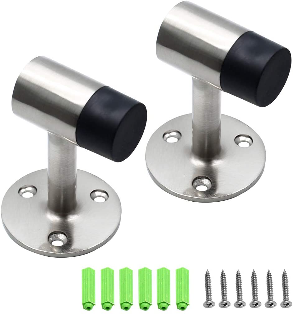 3 Inch Riser Stopper 3 Inch / 75mm Heavy Duty Floor Stop, Door Stopper Stainless Steel ...