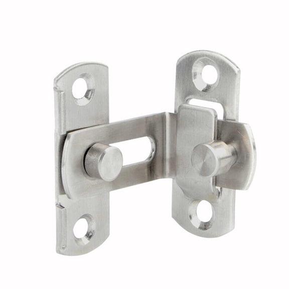 3 Inch 90 Degree Right Angle Door Latch Buckle Hasp Sliding Lock Bolt
